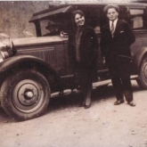 Der Anfang 1929. Firmengründer Otto Sutter mit Ehefrau
